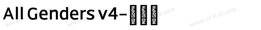 All Genders v4字体转换